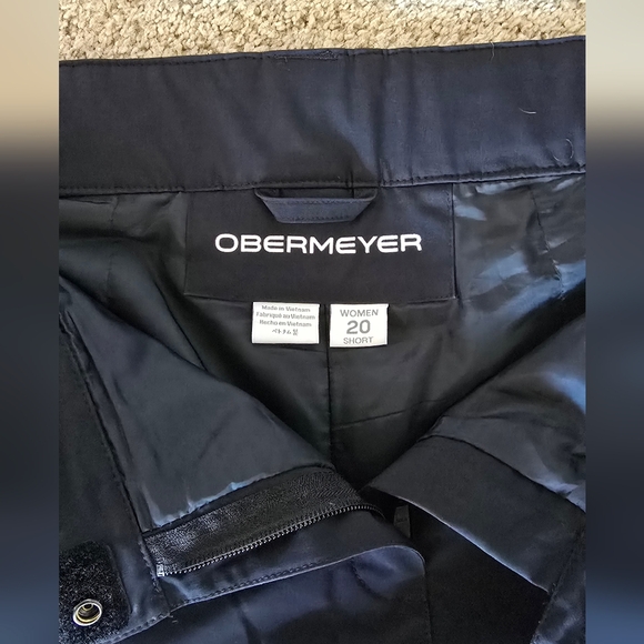 Obermeyer black ski pants size 20 short - Picture 3 of 3